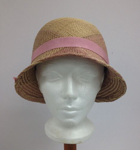 This pink straw hat is a remodel made for the TV series Damnation in 2017.