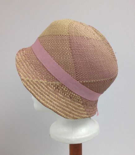 The brim was hand-shaped and cut to have the typical drooping sides of the mid-twenties.