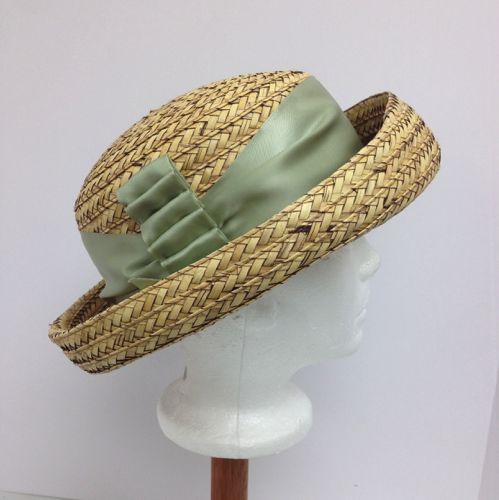 This 1924 style hat was made for the TV series Damnation in 2017, based on a design seen in a National Bellas Hess catalogue.