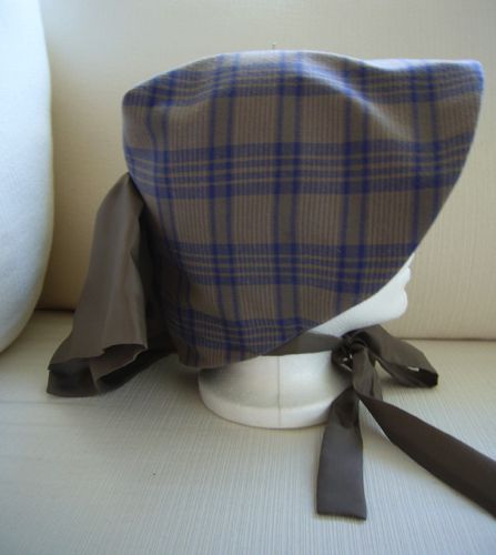 In this example the outer fabric is an over-dyed plaid.