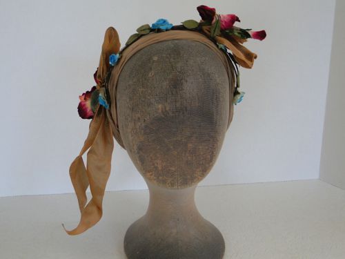 This is another headdress made from a floral circlet.
