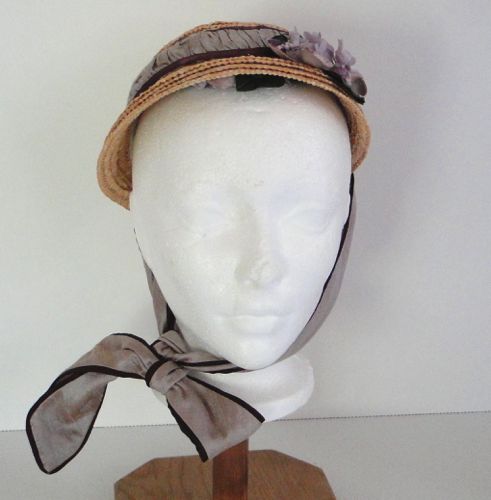 This small straw bonnet was made for a child on "Hell On Wheels" in 2014.