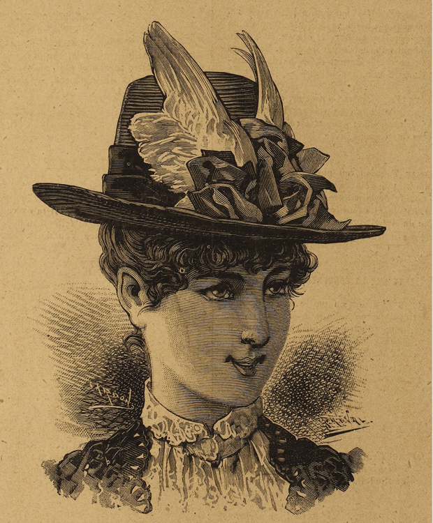 1880's Ladies Hats, Ladies Bustle Period Hats | Easel Incorporated