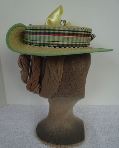Side view of the right side of the hat.
